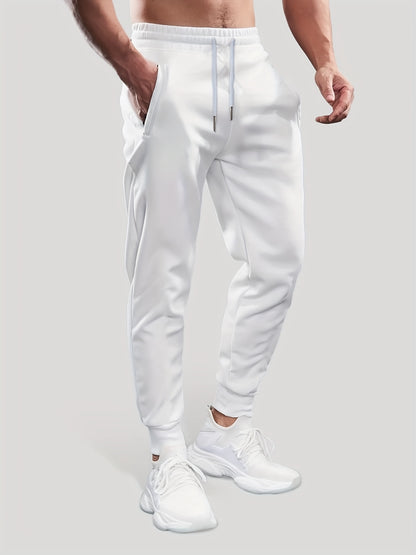 Men's Slim Fit Multi-Pocket Joggers - Lightweight Stretch Knit