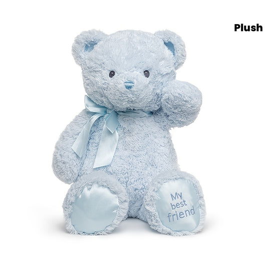 Happy Bear Plush Toy Stuffed Animal Pillow Birthday Gift, Comfortable and Decorative for Various Occasions