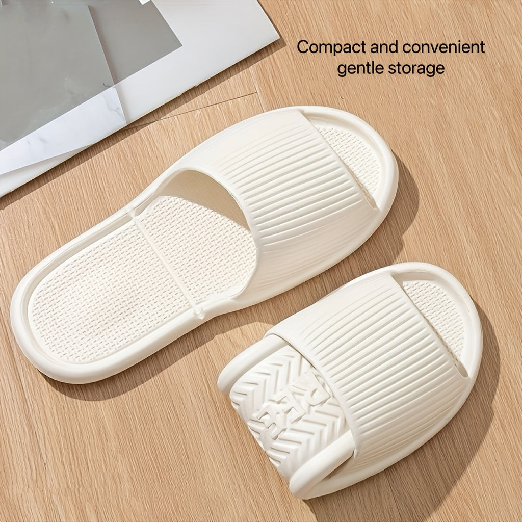 Unisex EVA Casual Summer Slippers with Non-Slip Ribbed Sole