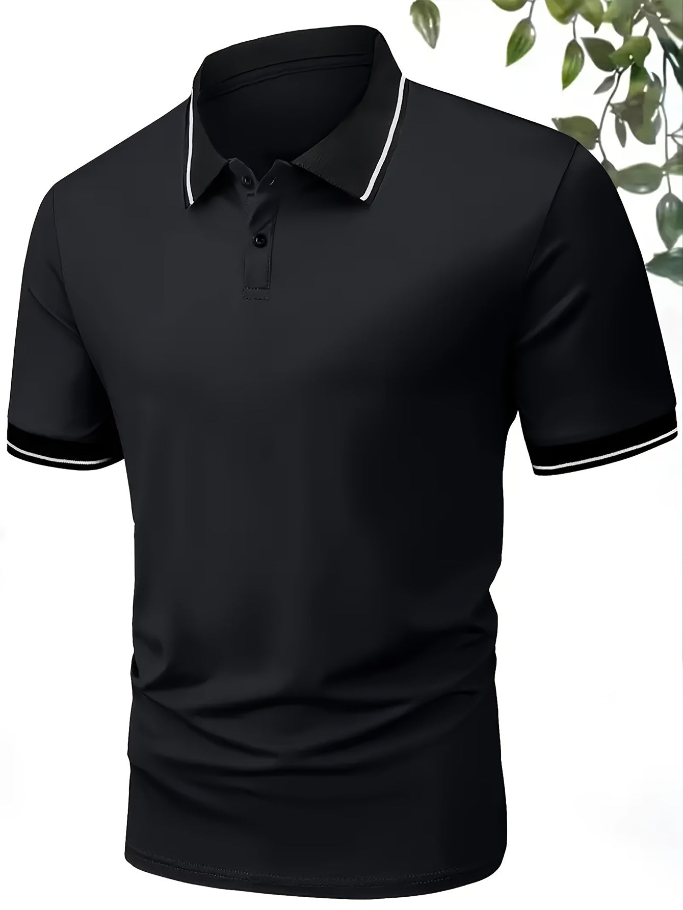 A Breathable And Fitted Golf Shirt, Men'S Casual V-Neck Short-Sleeve T-Shirt, Summer Men'S Apparel - ayq