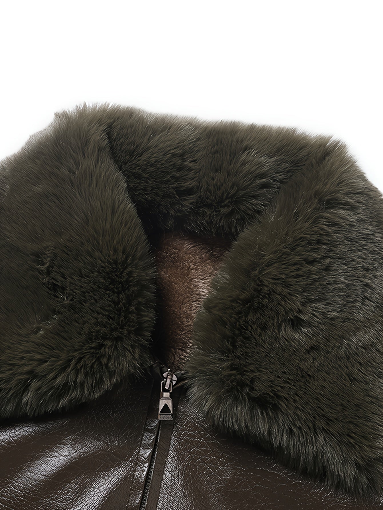 Men's Winter Jacket with Lining - Full-Zip Lapel Collar, Thickened Warm Coat for Cold Weather, Windproof & Flame-Resistant-like Beige (Hand Washable) - Ideal for Outdoor, Casual & Daily Wear (Black)