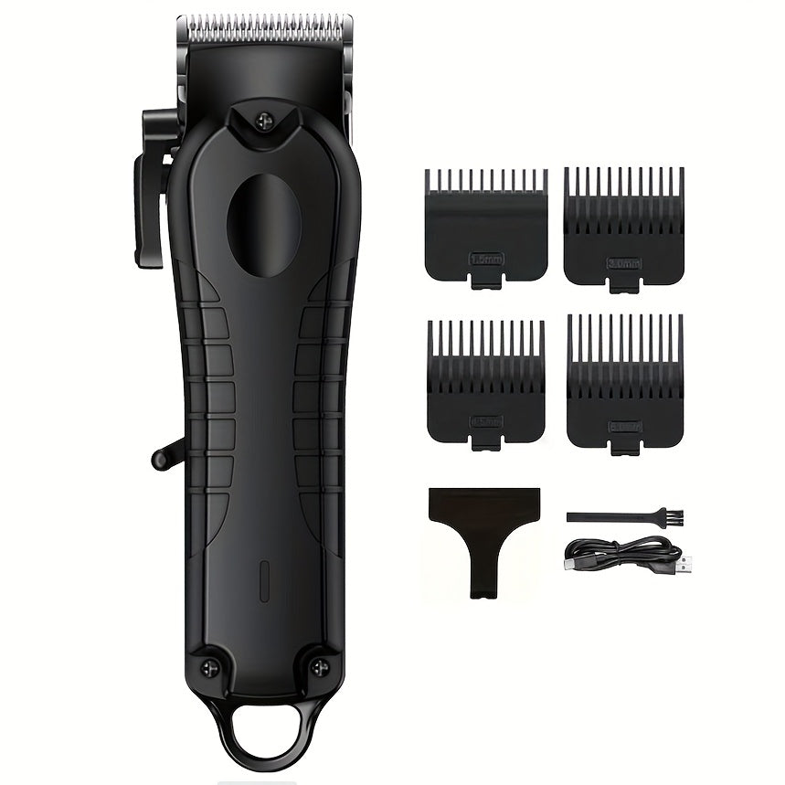 1pc/4pcs Men'S Grooming Kit, Hair Clipper, Electric Shaver, Nose Trimmer, Beard Trimmer, USB Rechargeable Multi-Functional Haircutting Set, Perfect for Beard and Hair Trimming, Travel Essentials, Father'S Day Gift