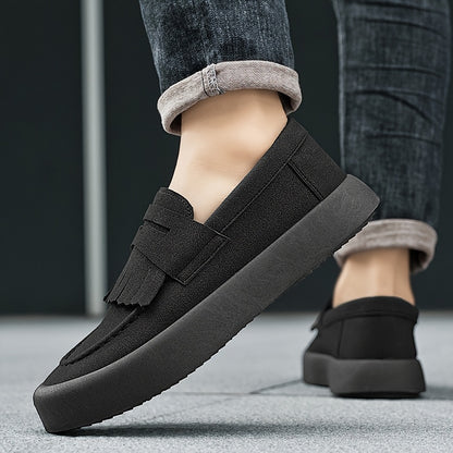 Men's Casual Slip-On Loafers - Comfortable All-Season Shoes