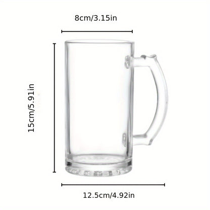 Personalized Custom Name Glass Beer Mug – Reusable Drinkware