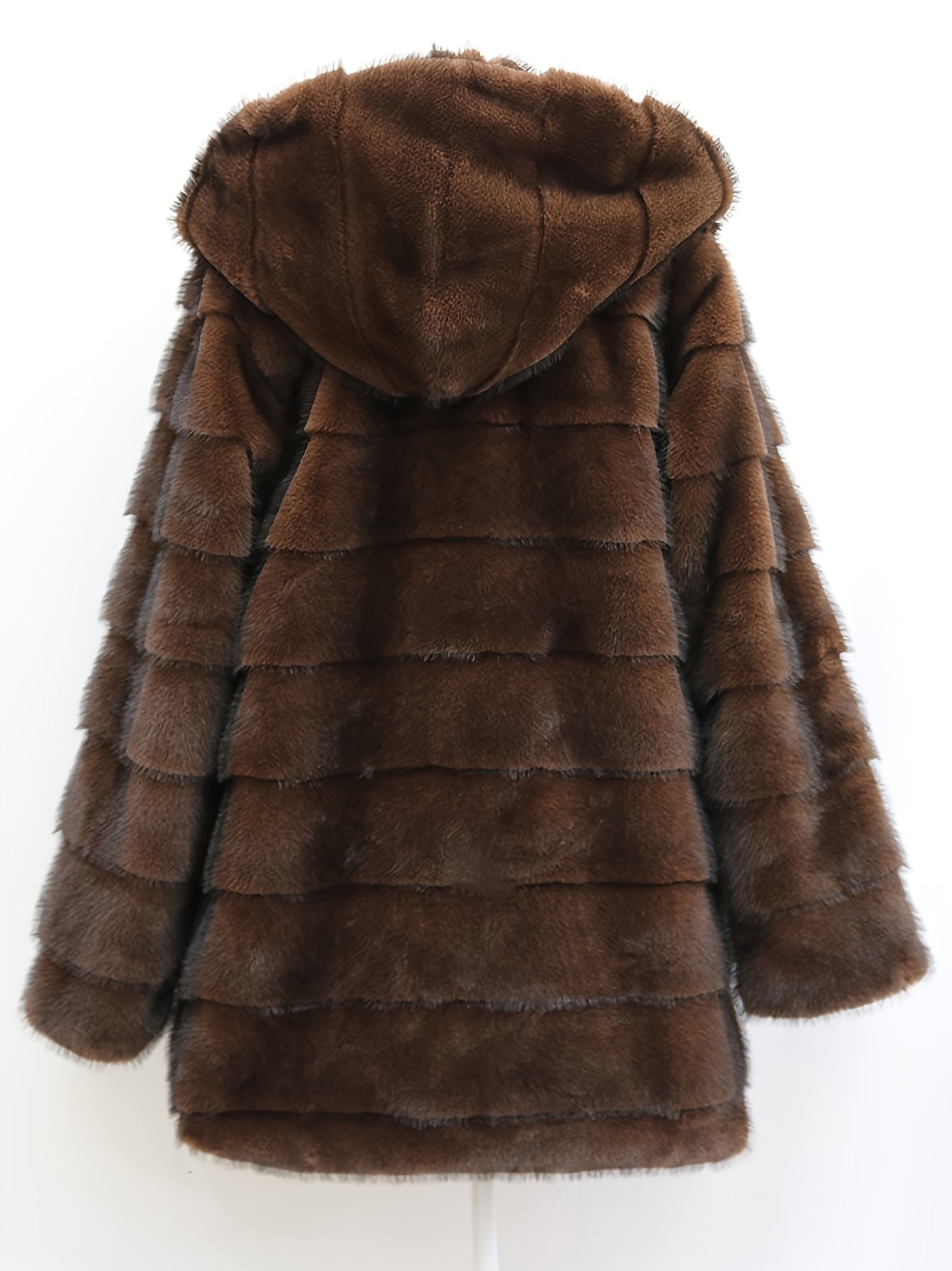 Կանացի էլեգանտ շքեղ ձմեռային վերարկու - երկար պաշտոնական և առօրյա վերարկու, չձգվող ցուրտ եղանակի բաճկոն՝ երեկույթների, գրասենյակի, առօրյայի համար - Կանացի էլեգանտ վերարկու, երեկույթի հագուստ, բարդ դիզայն, փափուկ հյուսվածք, ոճային ձմեռային վերարկու