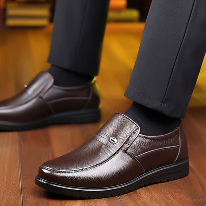 Men's Slip-On Business Casual Shoes All-Season Comfort