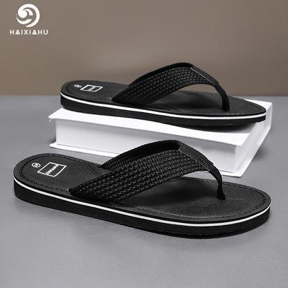 Men's Breathable Fabric Slip-On Sandals Lightweight EVA Sole