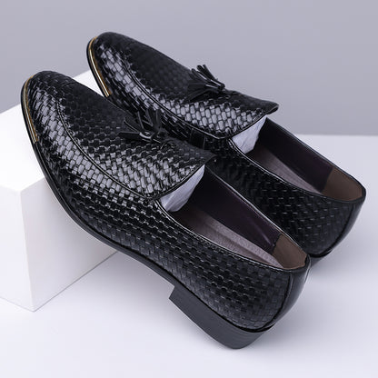 Men's Classic Tassel Loafers - Casual & Business Slip-On Shoes