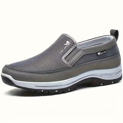 Men'S Lightweight Slip-On Sneakers - Cozy, Non-Skid Casual Running Footwear for Every Season