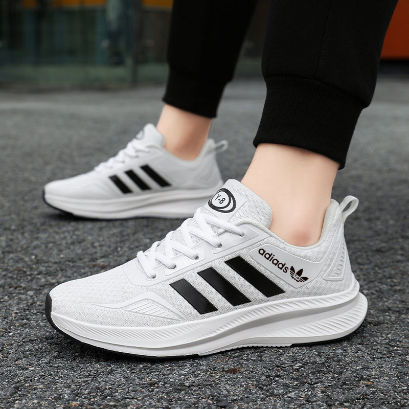 Men's Casual Low-Top Sneakers with Thick TPR Sole