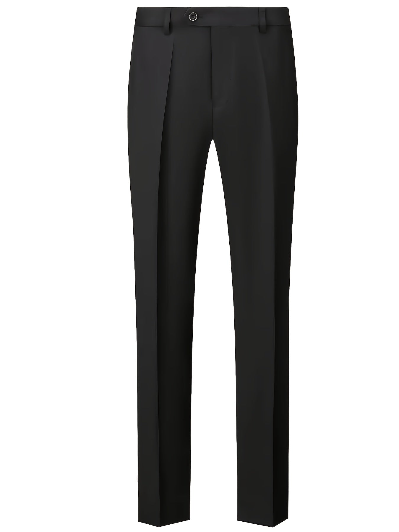 Men's Classic Solid Color Suit Set 2pcs, Suit Jacket + Trousers, Suitable for Business Meetings, Parties, Weddings and Graduation Ceremonies, No Tie