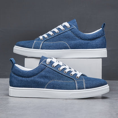 Trendy Low Top Canvas Shoes, Low Top Lace Up Casual Shoes For Outdoor Walking Jogging | All Seasons