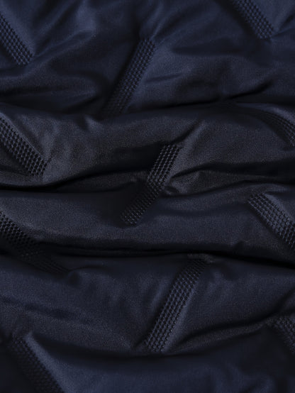 DONABEBE Boys' 2pcs Winter Hooded Jacket & Pants Set - Navy Blue/White Striped Full-Zip Thick Warm Outfit, Casual Playwear & Everyday Outfits for Boys, Easy Care, Perfect for Outdoor, Winter Jacket And Pants For Boys, Winter