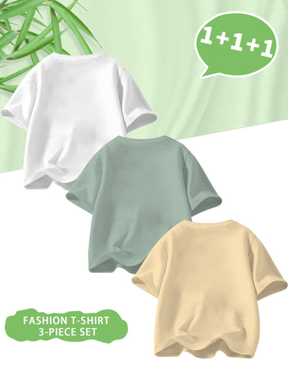 Baby Boys' Casual Long Sleeve T-Shirts with Letter Prints, Spring/Summ