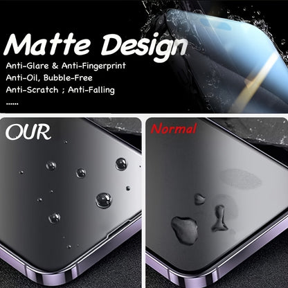 iPhone Privacy Frosted Ceramic Screen Protector & TPU Case Set