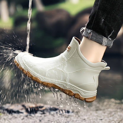 Unisex Lightweight Non-Slip PVC Outdoor Shoes for All Seasons