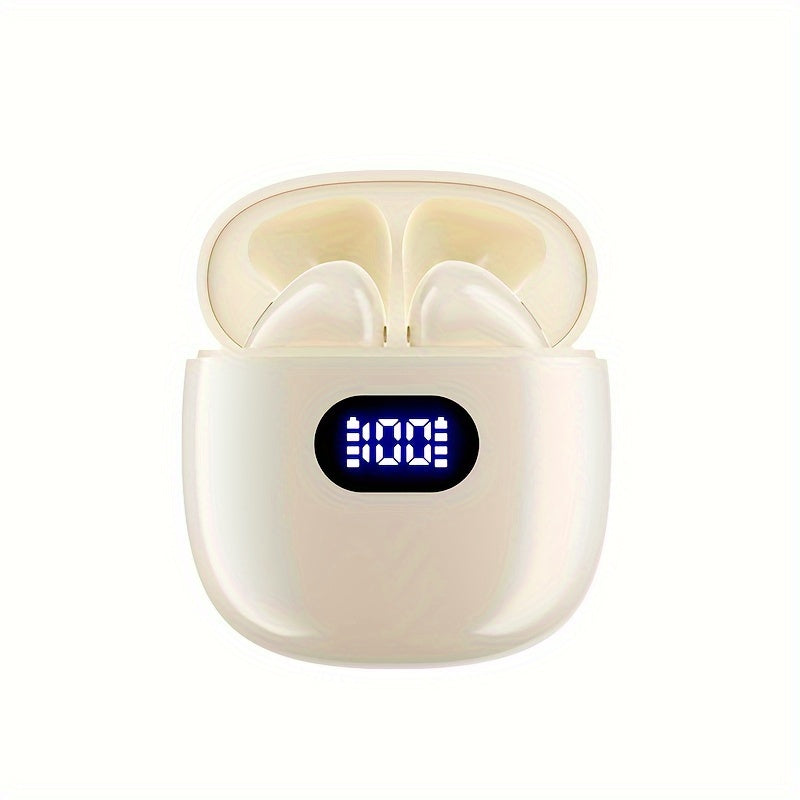 Նոր Style True Wireless ականջի մեջ սպորտային երաժշտության ականջակալ մինի ականջակալներ TWS HIFI bass HD զանգահարող ստերեո ականջակալներ Android-ի համար iPhone-ի համար Բջջային հեռախոսի խաղերի ականջակալներ խելացի ականջակալներ