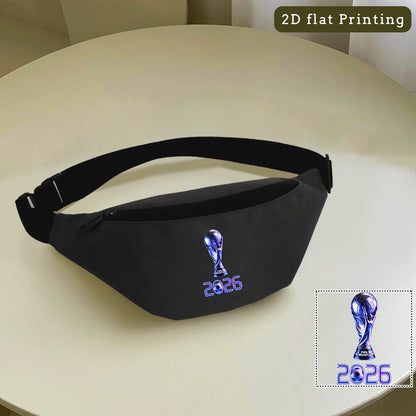 FIFA 2026 World Cup Stylish Waist Bag with Adjustable Strap
