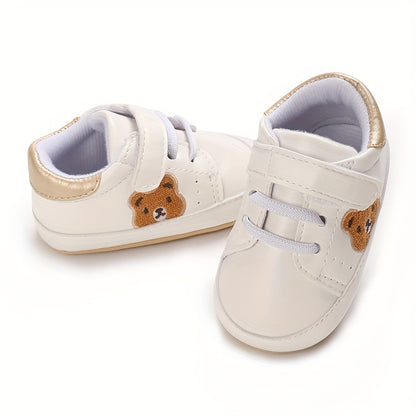 Casual Cute Cartoon Bear Sneakers For Baby Boys, Lightweight Non-slip Walking Shoes For Spring Summer Autumn