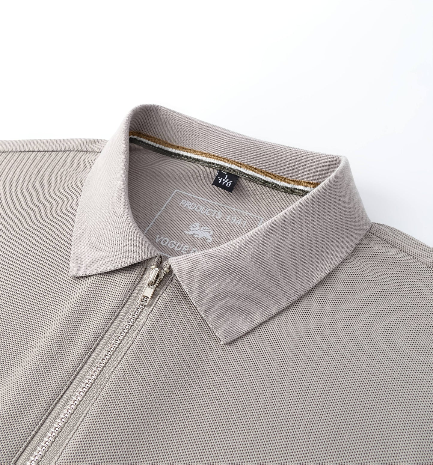 New Stylish Short-Sleeve Polo Shirt with a Zipper, a Breathable Business Fashion Tee, Featuring High-End Embroidery on The Sleeves And an Exquisite Design on The Back - ayq