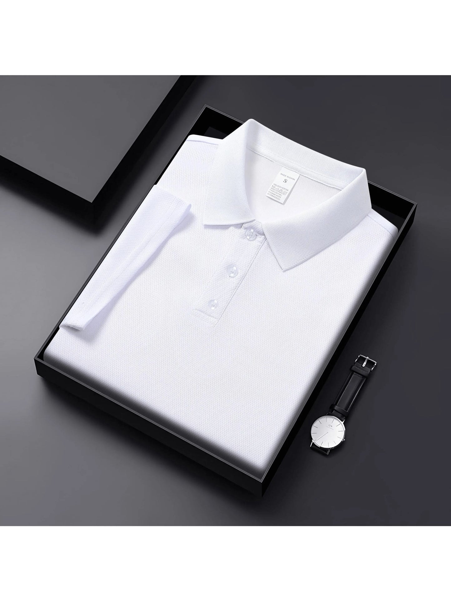 Men's Summer Polo Shirts Custom Logo Short Sleeve Casual Tees