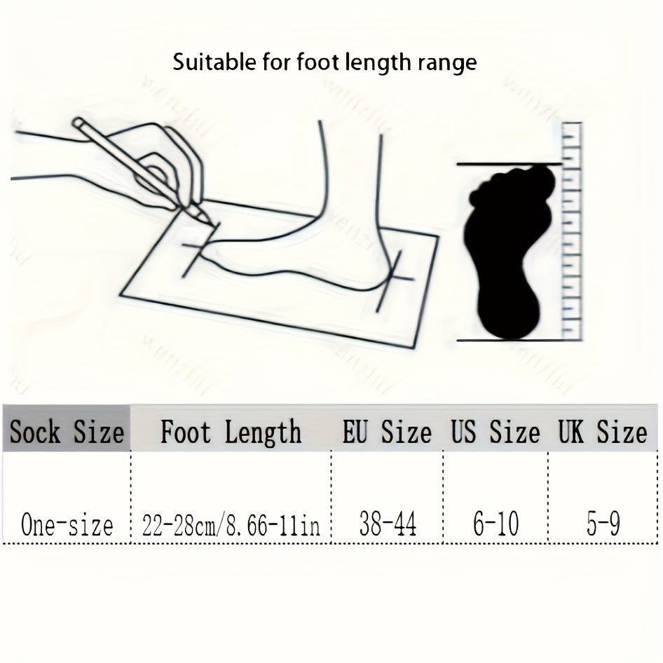 5/10 Pairs Of Men's Trendy Solid Crew Socks, Spring and Fall Breathable Comfy Casual Socks for Men's Outdoor Wearing All Seasons Wearing