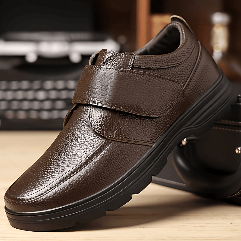 Men's Breathable Vintage Casual Slip-On Leather Shoes