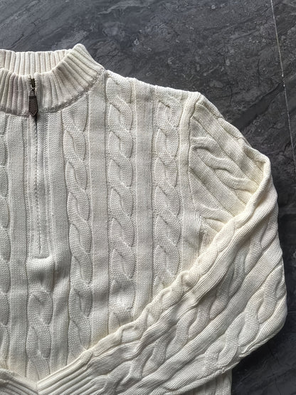 Men'S Casual Knit Sweater with a Half-Zip And Stand Collar, Perfect for a Relaxed Autumn And Winter Style