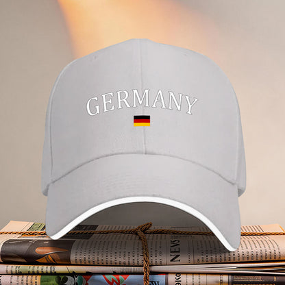 Adjustable German Flag Baseball Cap Lightweight Casual Hat