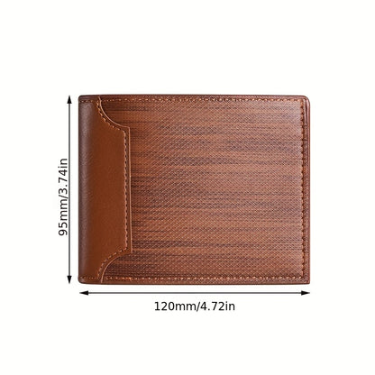 Travel Accessories Travel Wallet Premium Men's Card Holder Daily Use ID Case with 8 Card Slots Unisex Ticket Holder Coin Purse Suitable for and Middle-Aged Christmas Gift