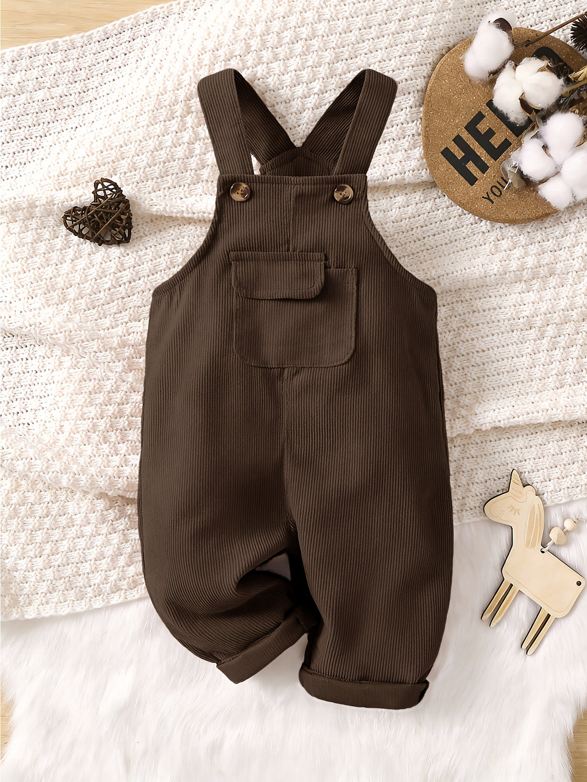 Cute Baby Unisex Suspender Pants for Spring and Fall - ayq