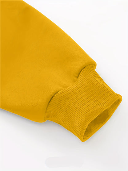 Men'S Happy New Year Sweatshirt - Light Grey with Orange Lettering - Regular Fit Crewneck Pullover for New Year'S Eve, NYE Parties & Casual Attire - Non-Permanent Celebration Sweater for Everyday & Special Occasions, New Year