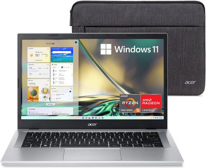 Acer Aspire 3 A315-24P-R7VH Slim Laptop | 15.6" Full HD IPS Display | AMD Ryzen 3 7320U Quad-Core Processor | AMD Radeon Graphics | 8GB LPDDR5 | 128GB Nvme SSD | Wi-Fi 6 | Windows 11 Home in S Mode
