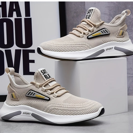 Men'S Lightweight, Breathable Mesh Sports Shoes with Comfortable Knit and Safe Lacing Design, Suitable for Daily Jogging and Casual Wear - Suitable for Men - Suitable for Sports and Daily Use - Great Gift for Fitness Lovers