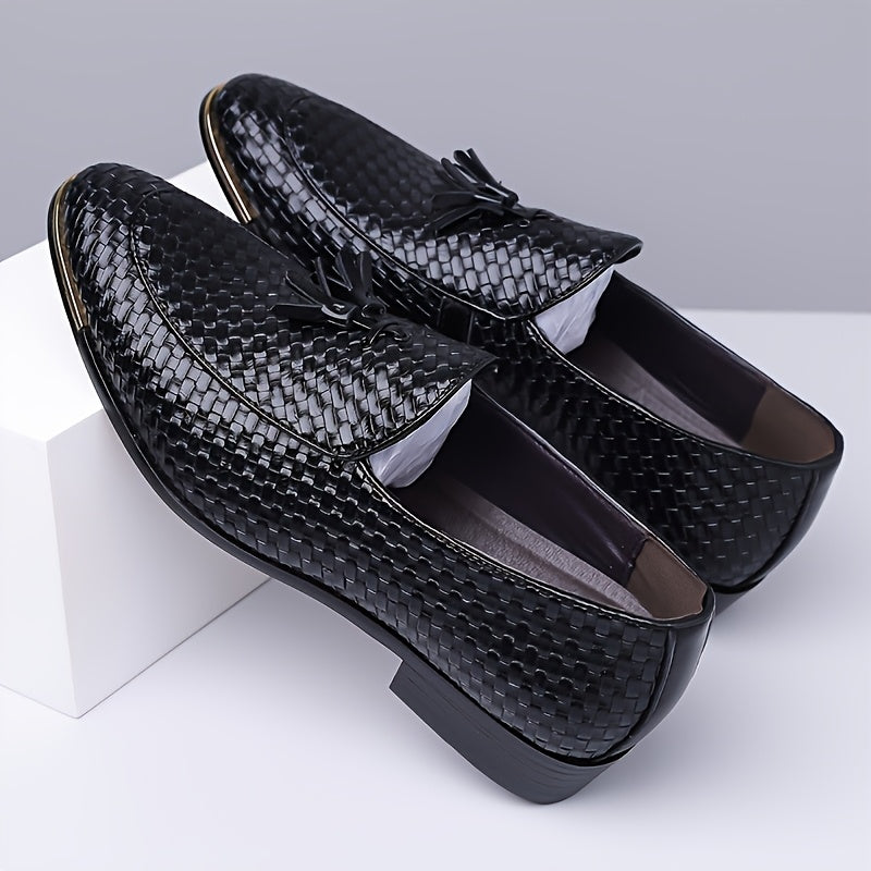 Men's Casual Slip-On Low Top PU Shoes for All Seasons