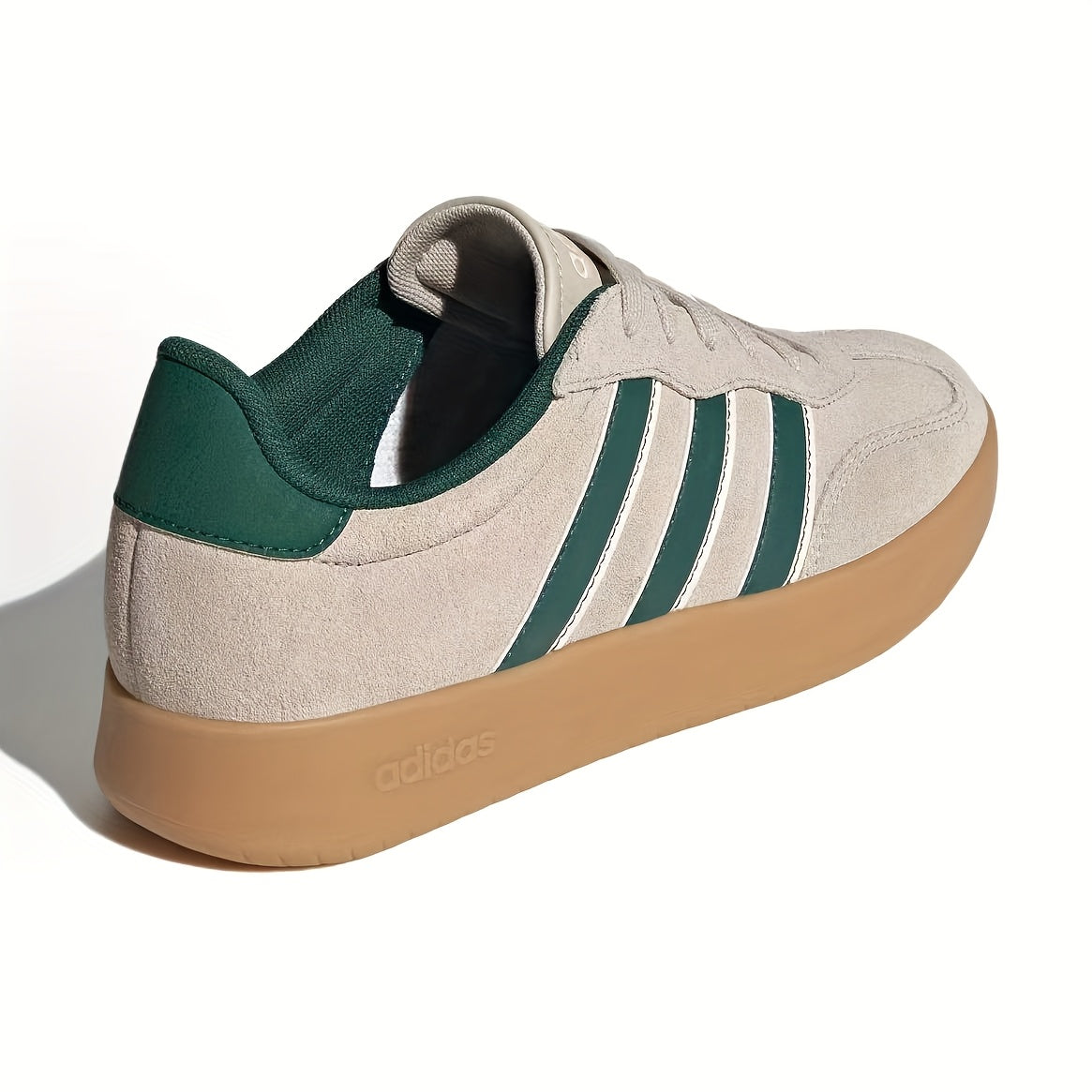 Adidas BARREDA BARREDA կանացի հարմարավետ և պարզ, ցածր վերնամասով, հարթ ներբանով սպորտային կոշիկներ, շագանակագույն, մոդել JP7106: