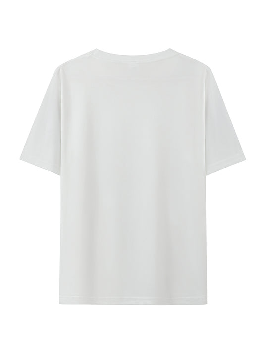 Men's Casual Crew Neck T-Shirt with Breathable Mesh - ayq