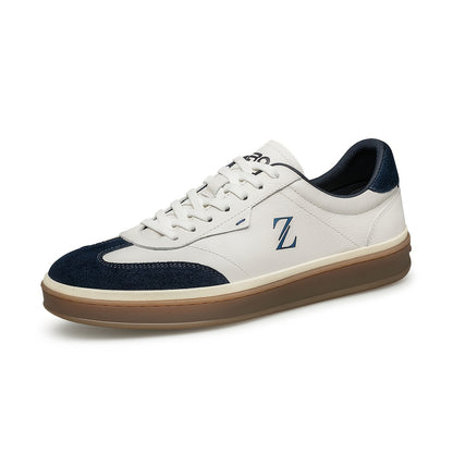 ZRO Men's Premium Leather Casual Sneakers for Spring/Fall