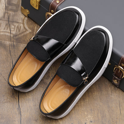 Classic British Style Slip-On Ankle Loafers for All Seasons