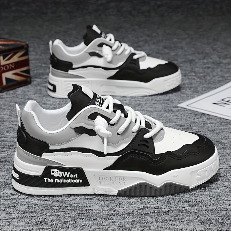 Lace-Up Athletic Footwear - Non-Slip, Durable  Versatile Casual Shoes for All Seasons