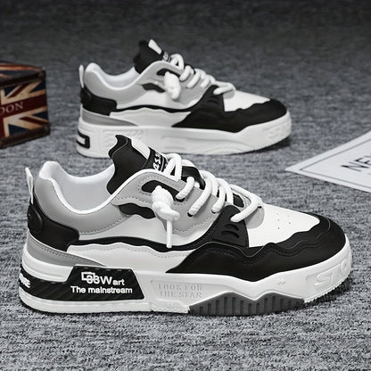 Lace-Up Athletic Footwear - Non-Slip, Durable  Versatile Casual Shoes for All Seasons
