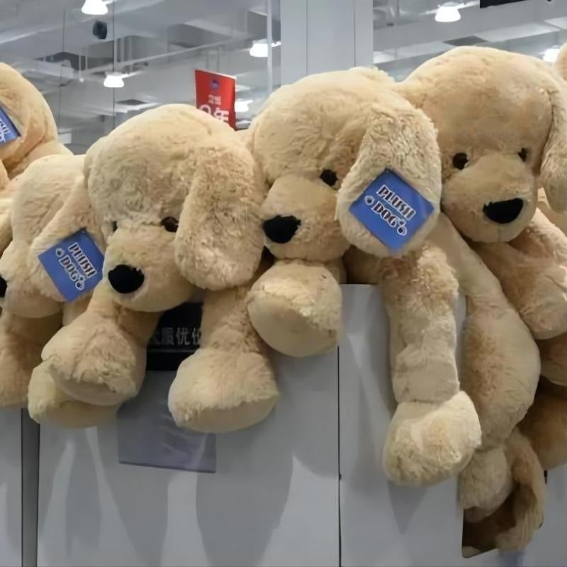 Շան փափուկ խաղալիք՝ Ոսկեգույն Ռետրիվեր տիկնիկ, մեծ տիկնիկ, մեծ շան գրկախառնության նվեր աղջիկների համար