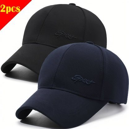 Men's Embroidered Duckbill Baseball Cap - Lightweight & Breathable