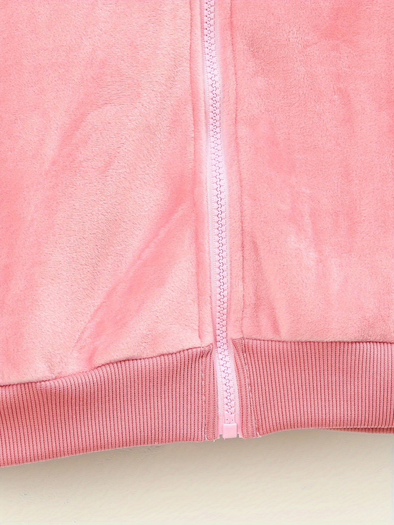 Girls' Thickened Fleece-Lined Hooded Zip-Up Jacket & Jogger Pants Set - Cozy Two-Piece Outfit with "NUS" Letter Print, Long Sleeves, and Drawstring Waist, for Outdoor, And Casual Wear, Winter Clothing, Playful Design, Soft Fa