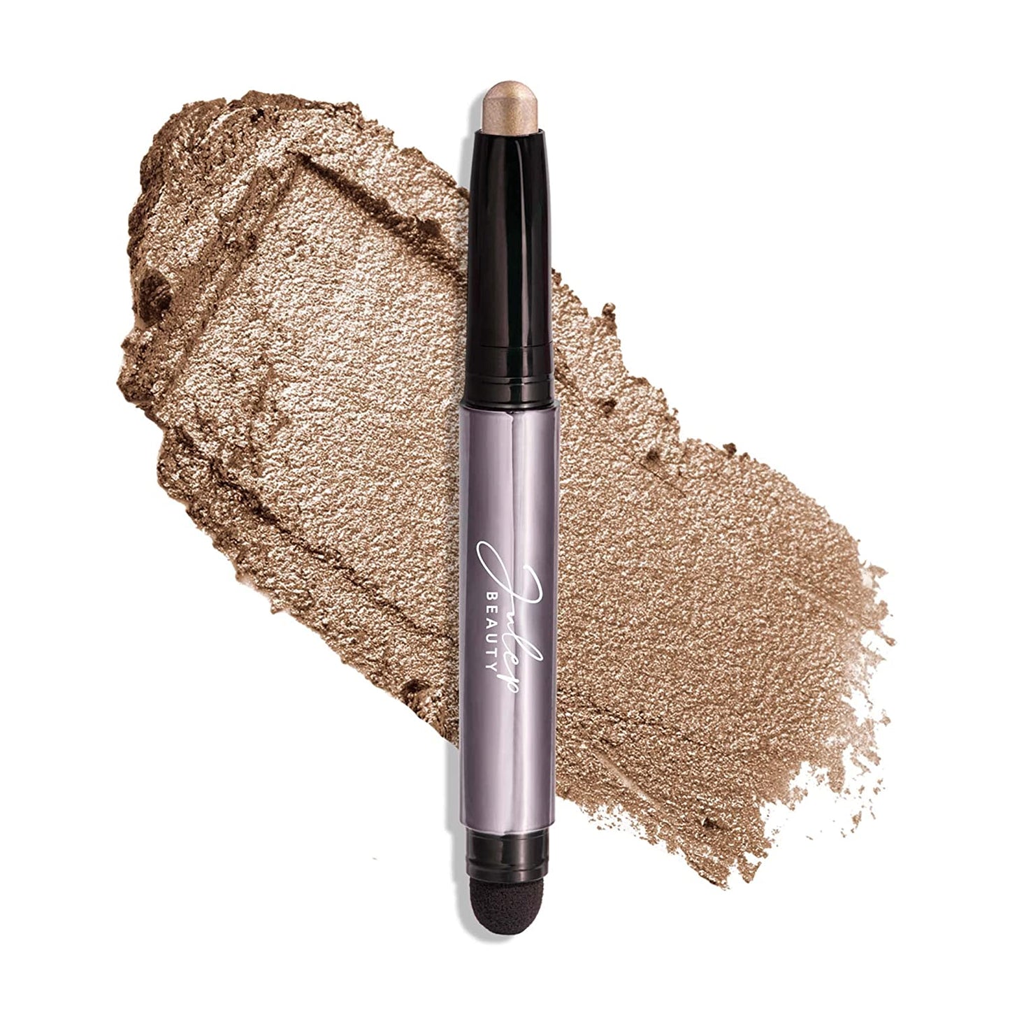 Julep Eyeshadow 101 Crème-To-Powder Waterproof Shadow Stick – Champagne Shimmer – Long-Lasting, Crease-Proof, Medium Golden-Beige Shimmer Cream Eyeshadow with Built-In Smudger