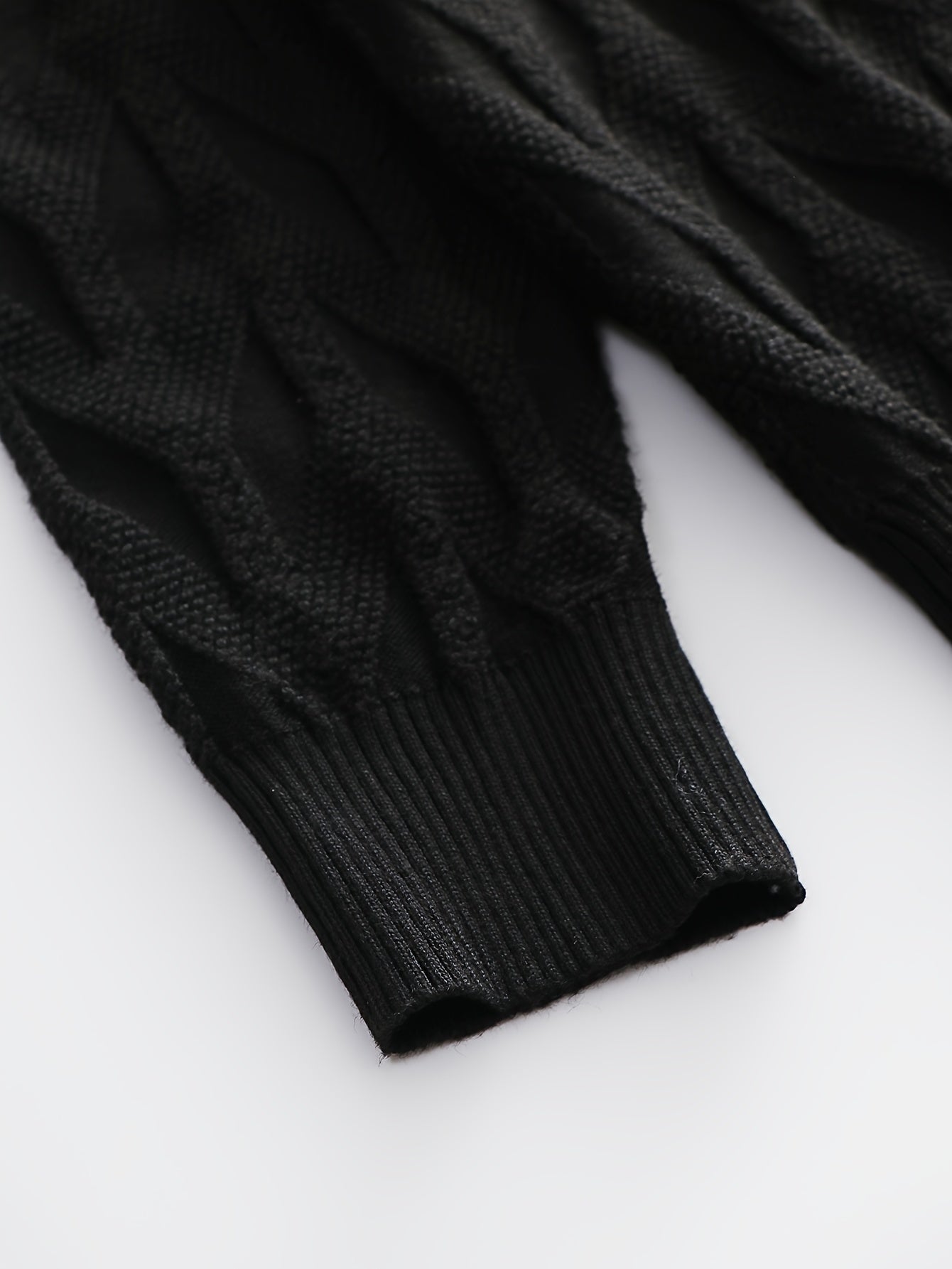 Men'S Fashion Knit Pullover with a Collar for Warmth