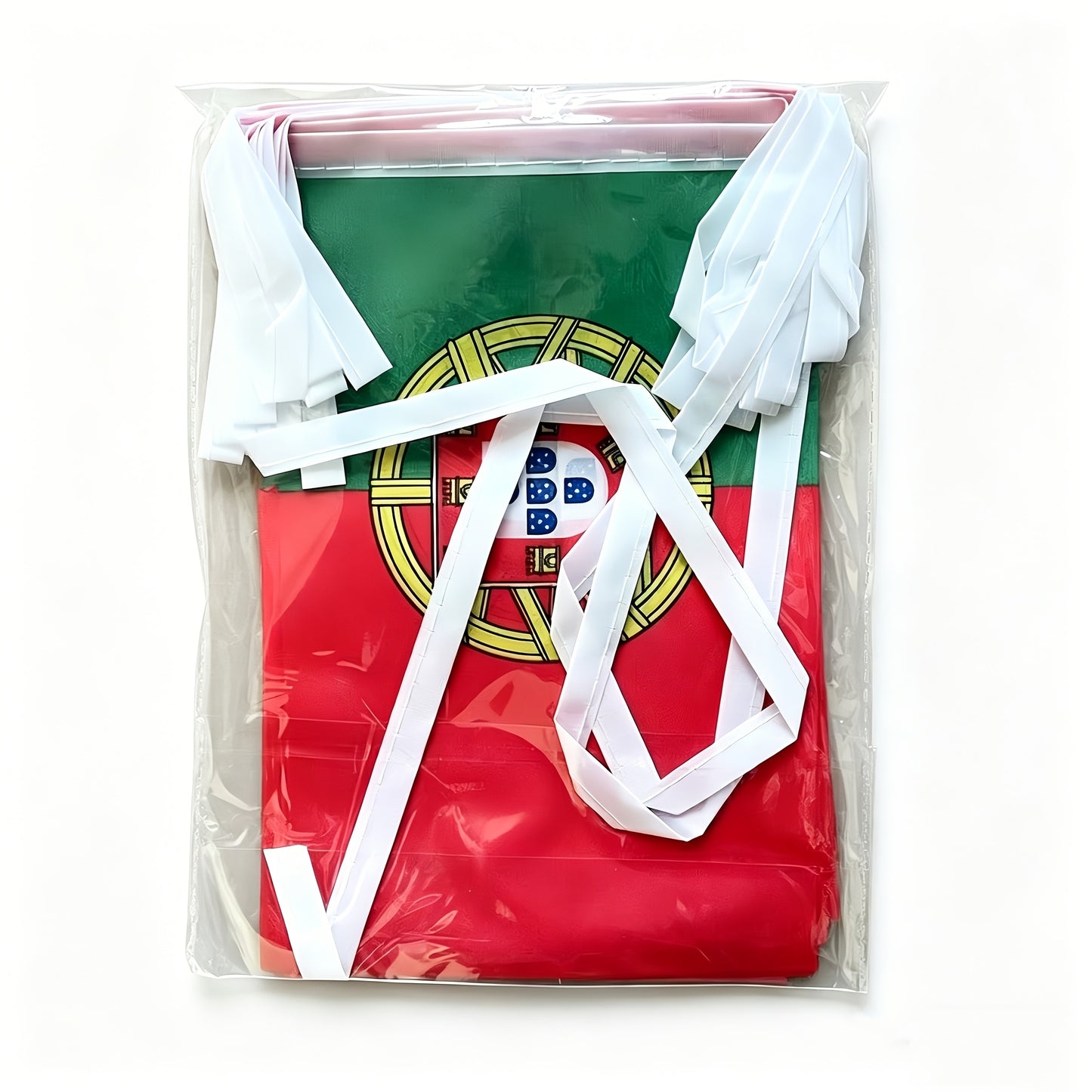 Portugal String Flags Banner 6m Durable Polyester 20 Flags - ayq