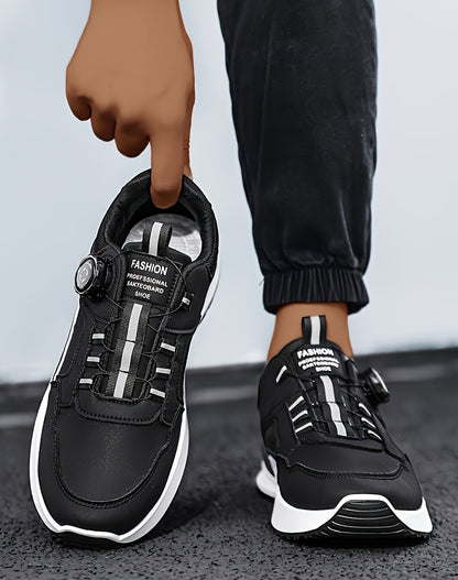 Men'S Large Size sneakers | Versatile Low-Top Running and Cross-Training Shoes, Casual and Preppy Style, Faux Upper, PVC Sole, All-Season Comfort - ayq