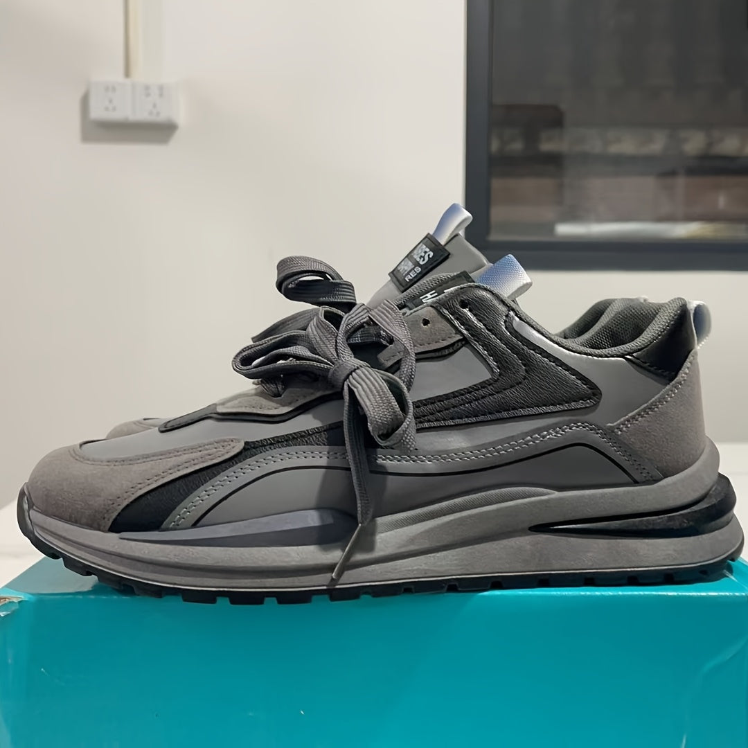 Men's Winter New Versatile Thick-Sole Slip- Durable Casual Running Sports Dad Shoes