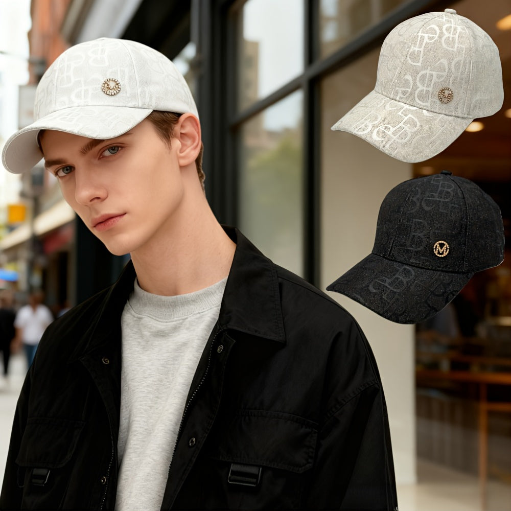 Women's Lightweight Adjustable Baseball Cap with Embroidered Design